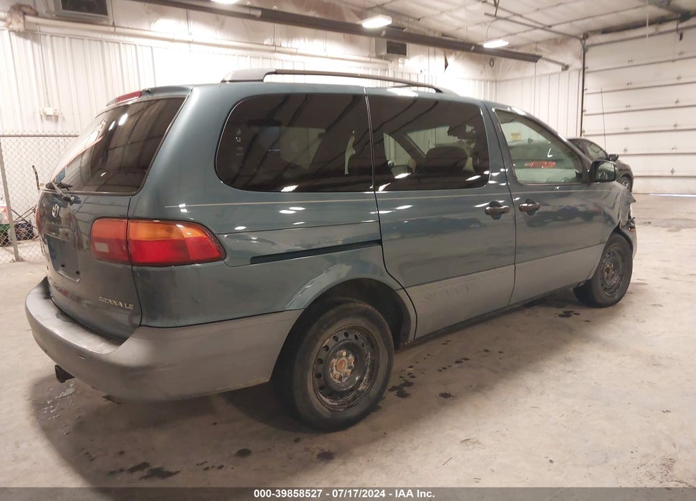 2000 TOYOTA SIENNA VIN: 4T3ZF13C2YU297006
