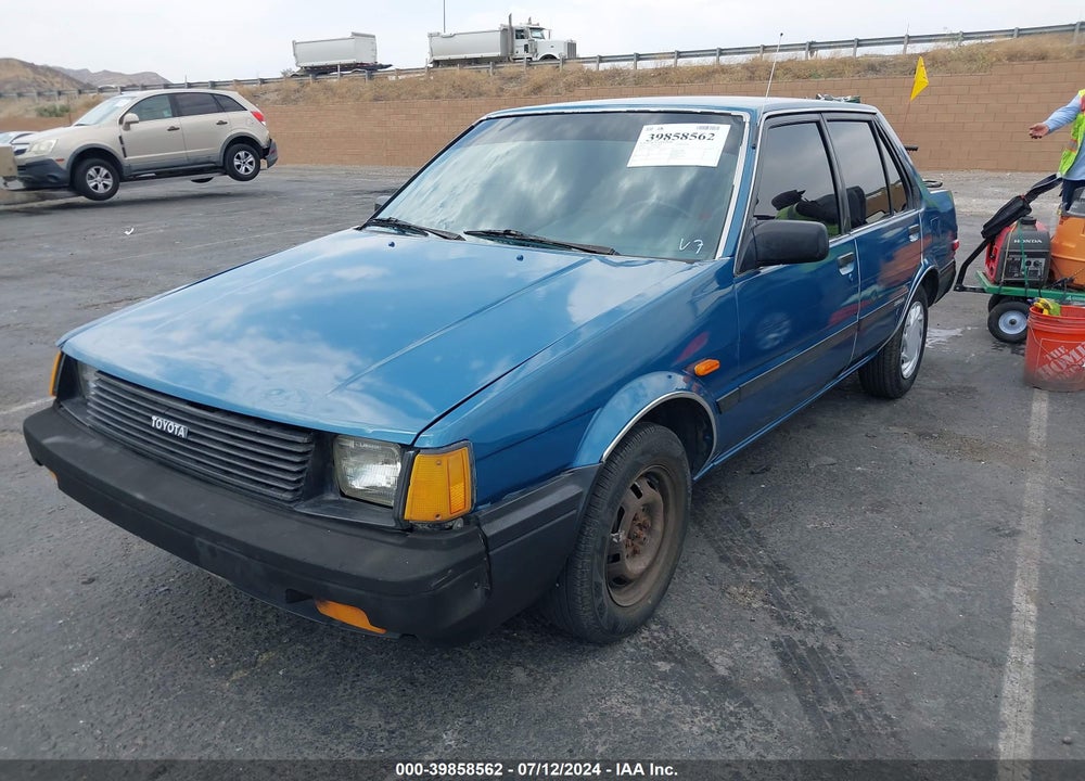 1985 TOYOTA COROLLA LE VIN: JT2AE83E6F3181603