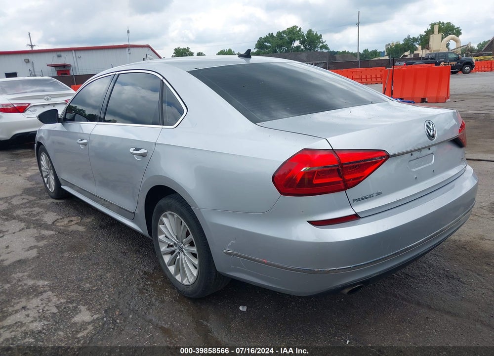 2016 VOLKSWAGEN PASSAT 1.8T SE VIN: 1VWBT7A36GC008644
