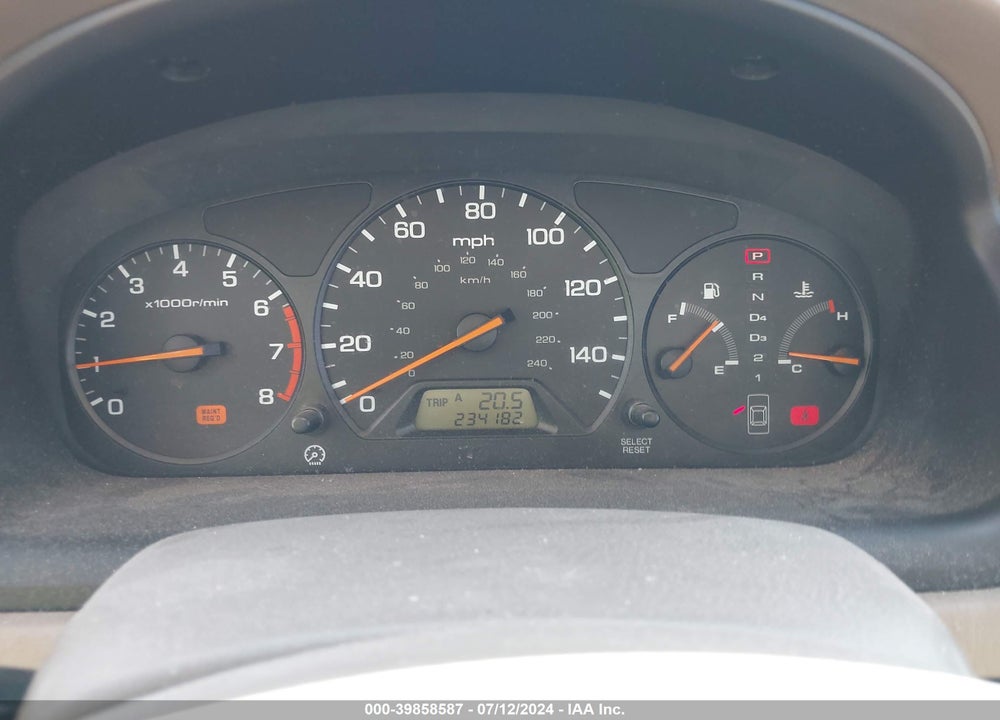 2001 HONDA ACCORD 2.3 LX VIN: 1HGCG56421A012793