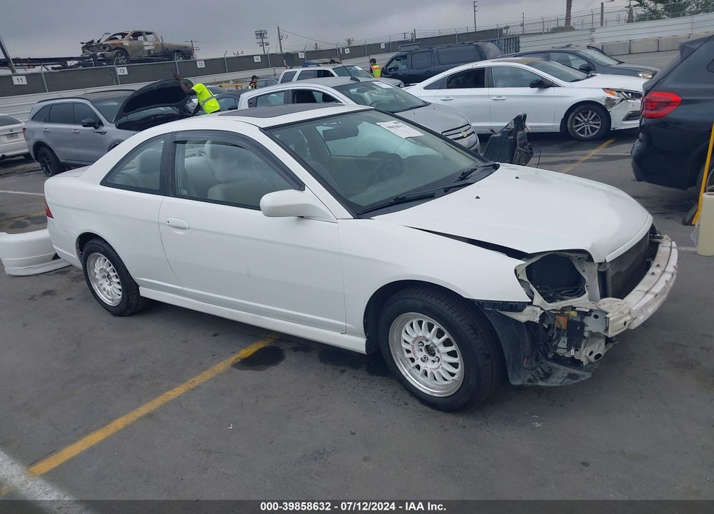 2003 HONDA CIVIC EX VIN: 1HGEM22983L038310