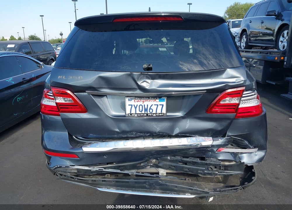 2015 MERCEDES-BENZ ML 350 VIN: 4JGDA5JB0FA595314