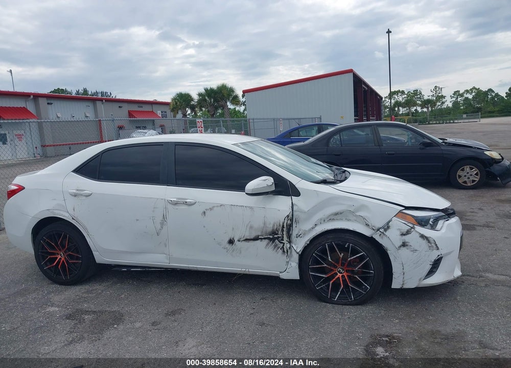 2016 TOYOTA COROLLA LE VIN: 5YFBURHE8GP496375