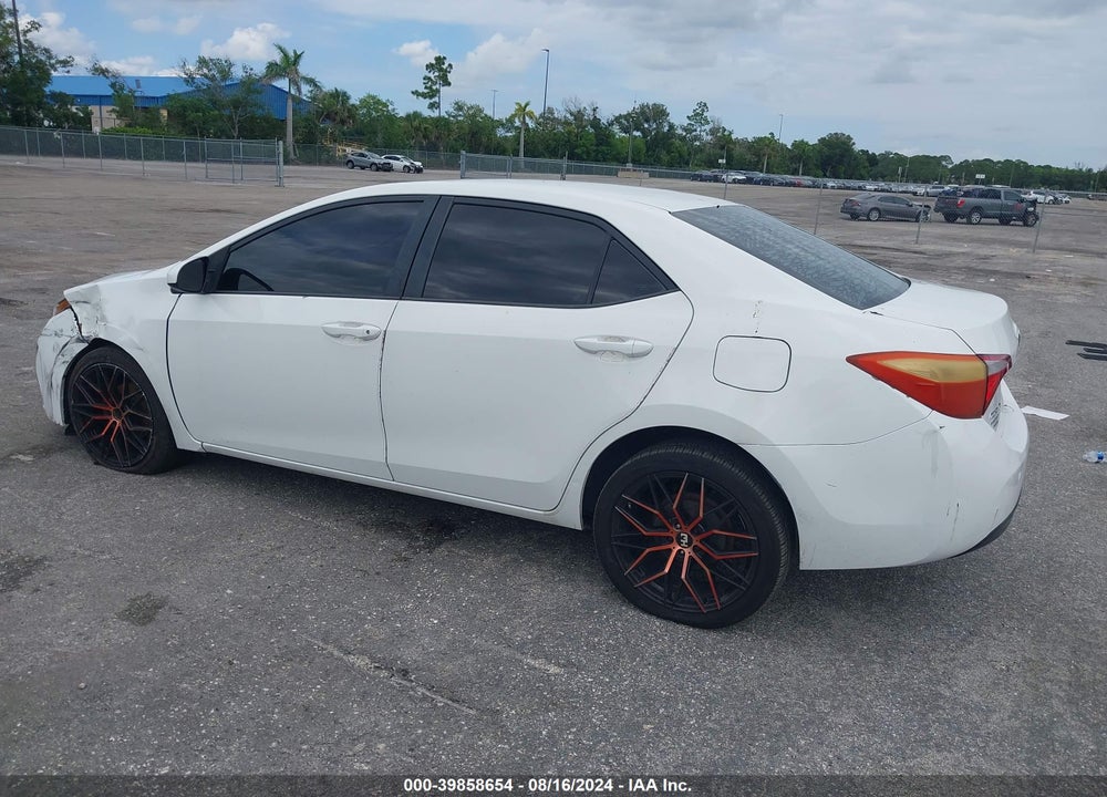 2016 TOYOTA COROLLA LE VIN: 5YFBURHE8GP496375