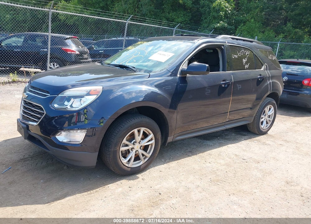 2017 CHEVROLET EQUINOX LT VIN: 2GNALCEK4H1607291