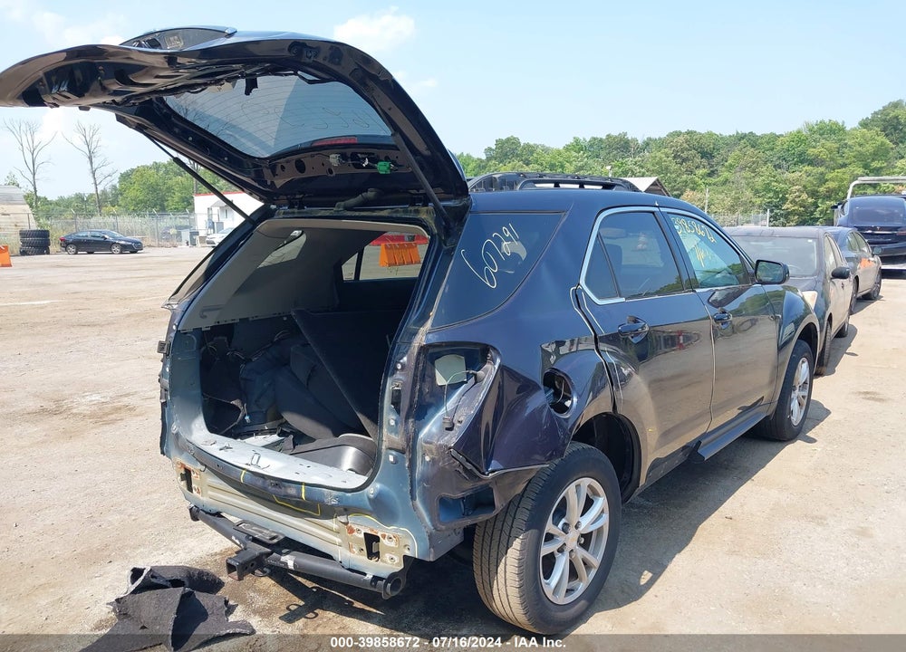 2017 CHEVROLET EQUINOX LT VIN: 2GNALCEK4H1607291