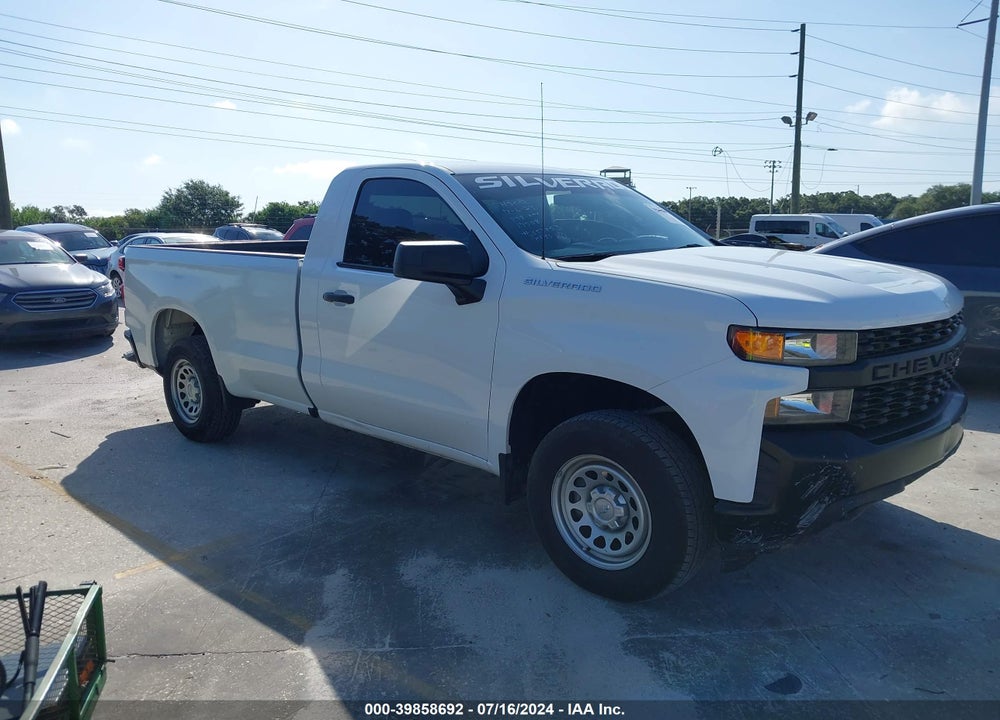2019 CHEVROLET SILVERADO 1500 WORK TRUCK VIN: 3GCNWAEHXKG160250