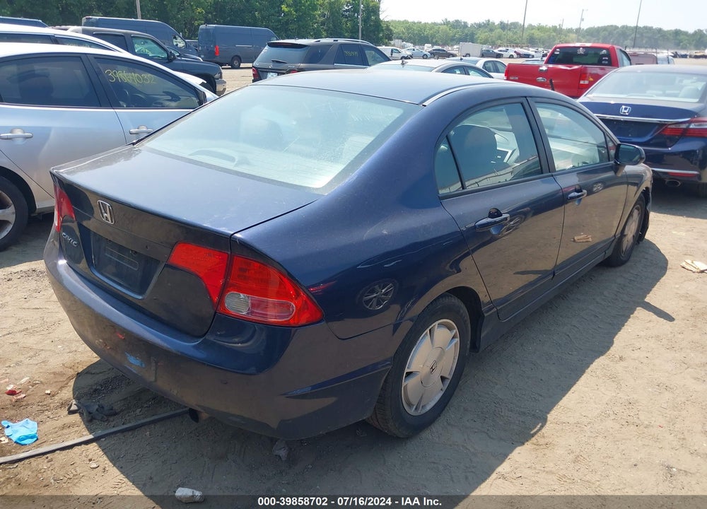 2007 HONDA CIVIC LX VIN: 1HGFA16587L084644