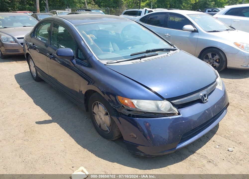 2007 HONDA CIVIC LX VIN: 1HGFA16587L084644