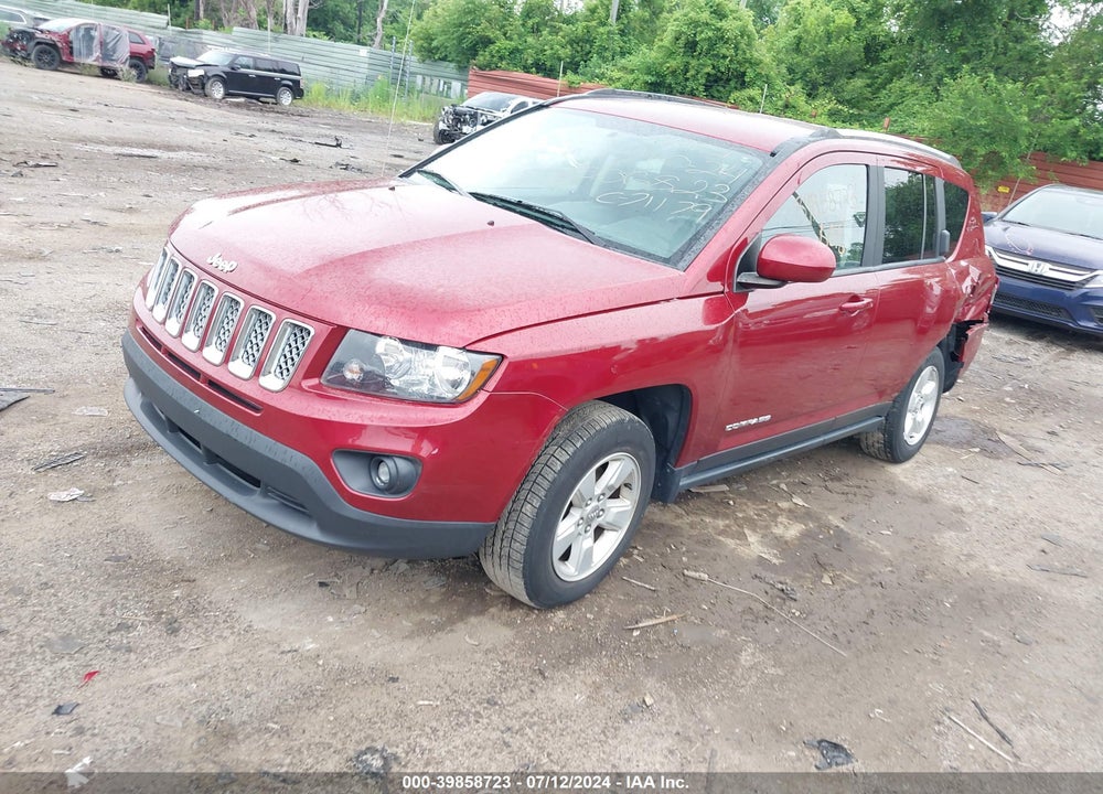 2017 JEEP COMPASS LATITUDE FWD VIN: 1C4NJCEA6HD206823
