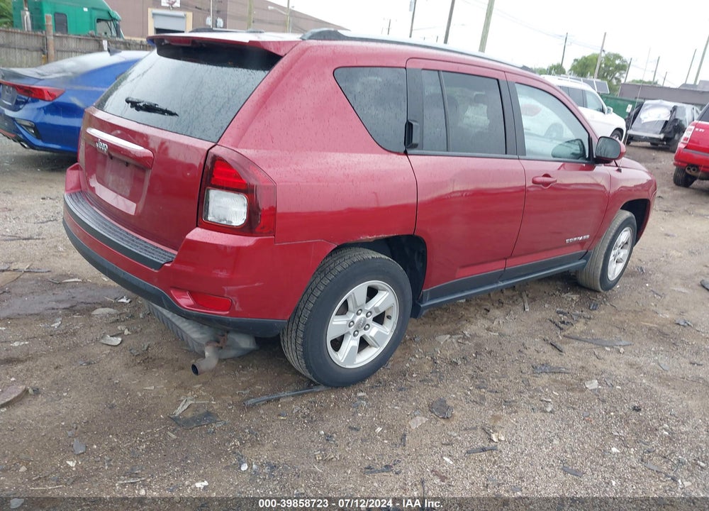 2017 JEEP COMPASS LATITUDE FWD VIN: 1C4NJCEA6HD206823