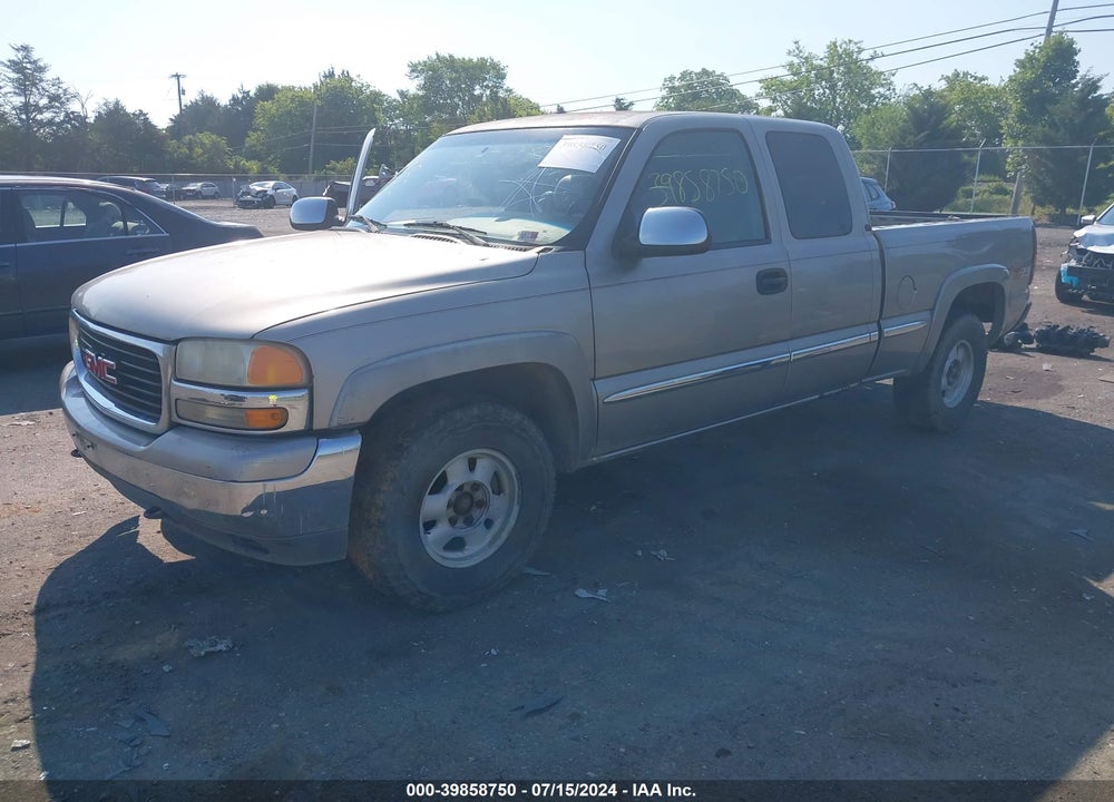 2000 GMC SIERRA 1500 SLE VIN: 2GTEK19T6Y1348498