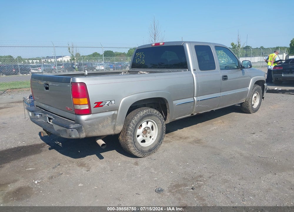 2000 GMC SIERRA 1500 SLE VIN: 2GTEK19T6Y1348498