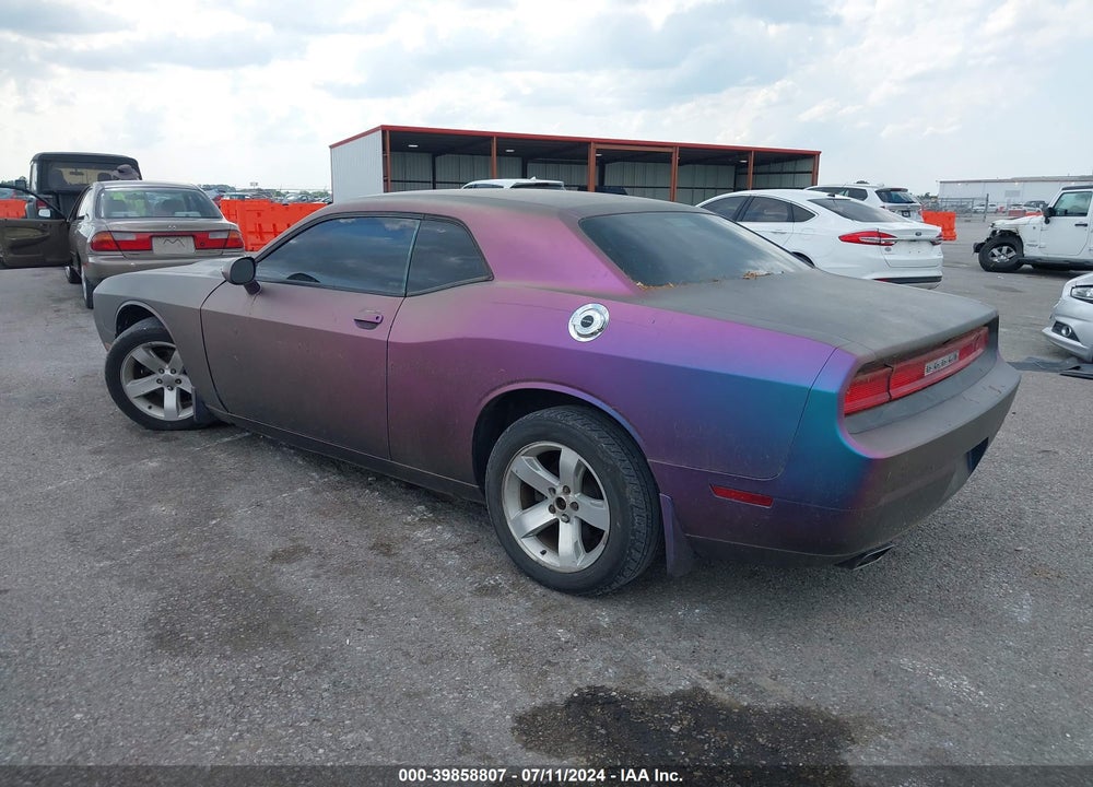 2013 DODGE CHALLENGER SXT VIN: 2C3CDYAG8DH501610