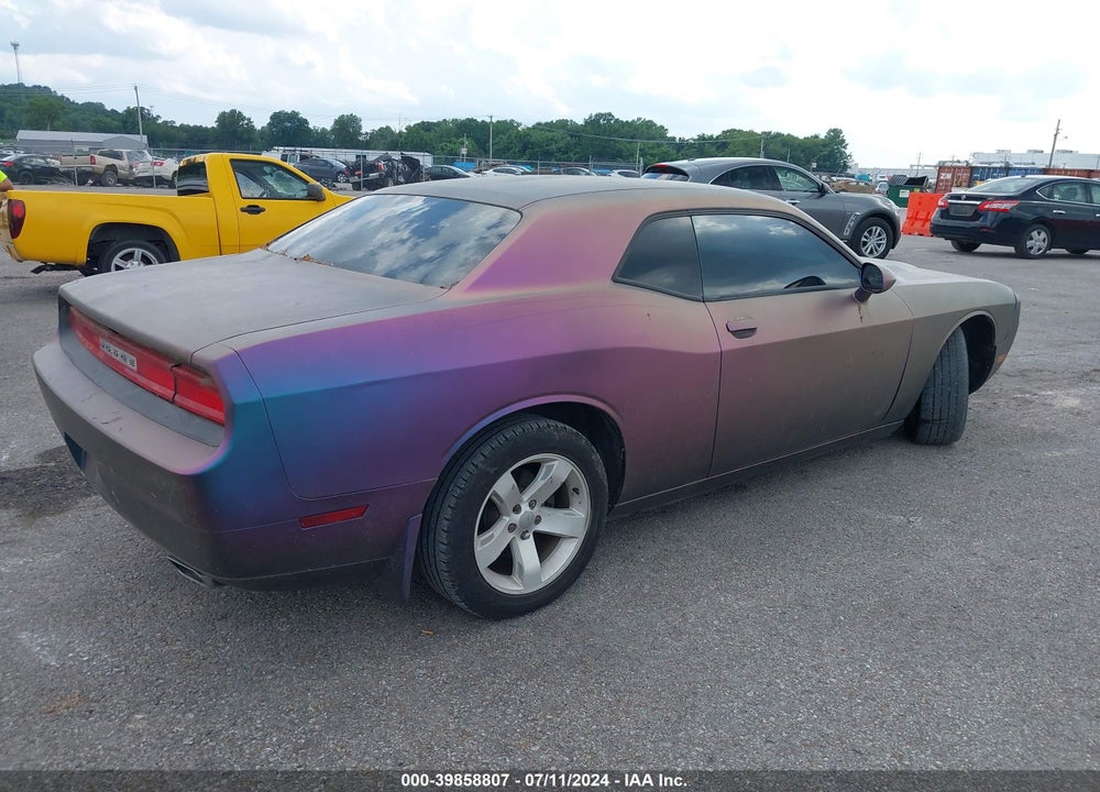 2013 DODGE CHALLENGER SXT VIN: 2C3CDYAG8DH501610