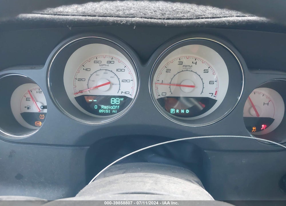 2013 DODGE CHALLENGER SXT VIN: 2C3CDYAG8DH501610