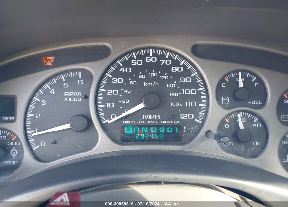 2001 GMC YUKON VIN: 1GKEK63U81J185366