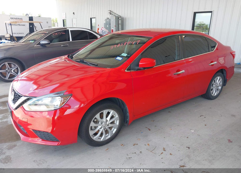 2018 NISSAN SENTRA SV VIN: 3N1AB7AP1JY238677