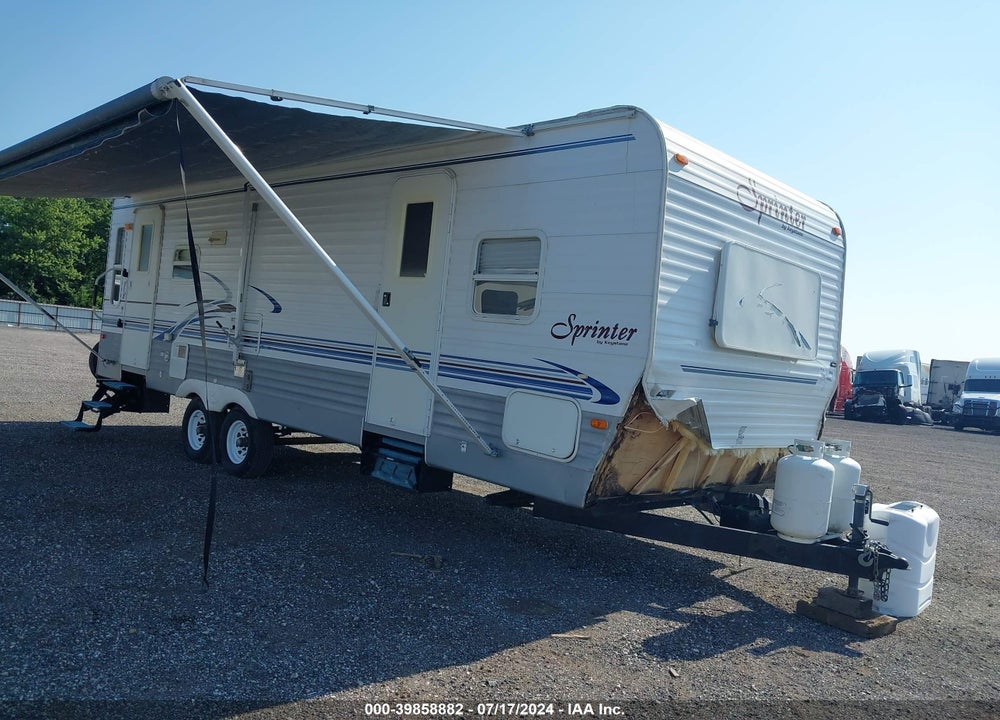 2004 KEYSTONE RV SPRINTER 274 RLS VIN: 4YDT274214A211068