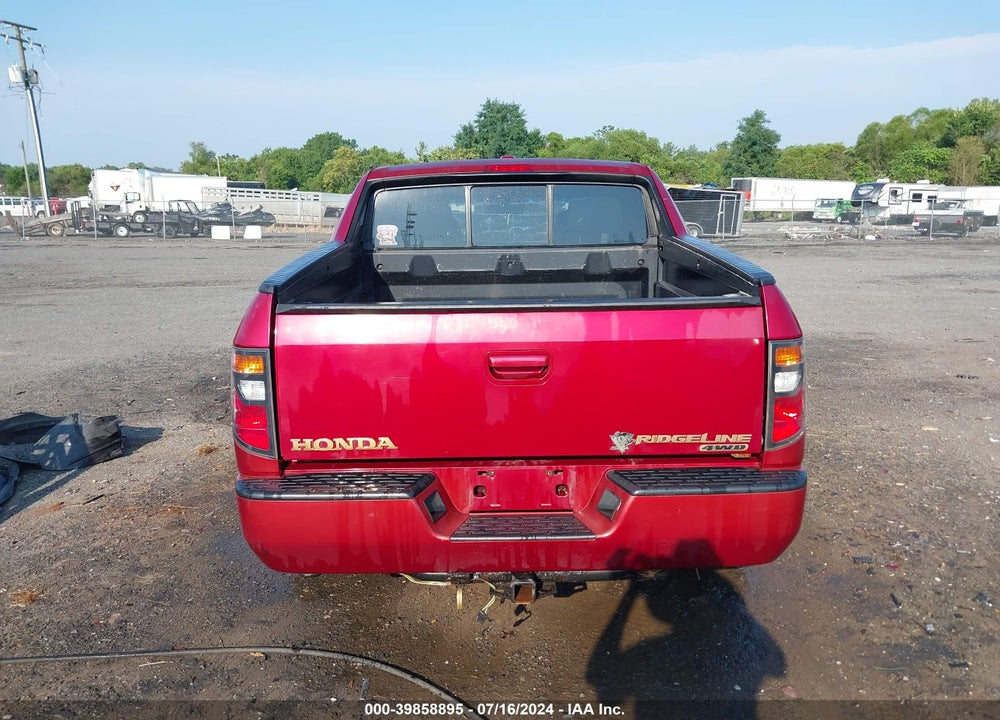 2006 HONDA RIDGELINE RTL VIN: 2HJYK16586H565795
