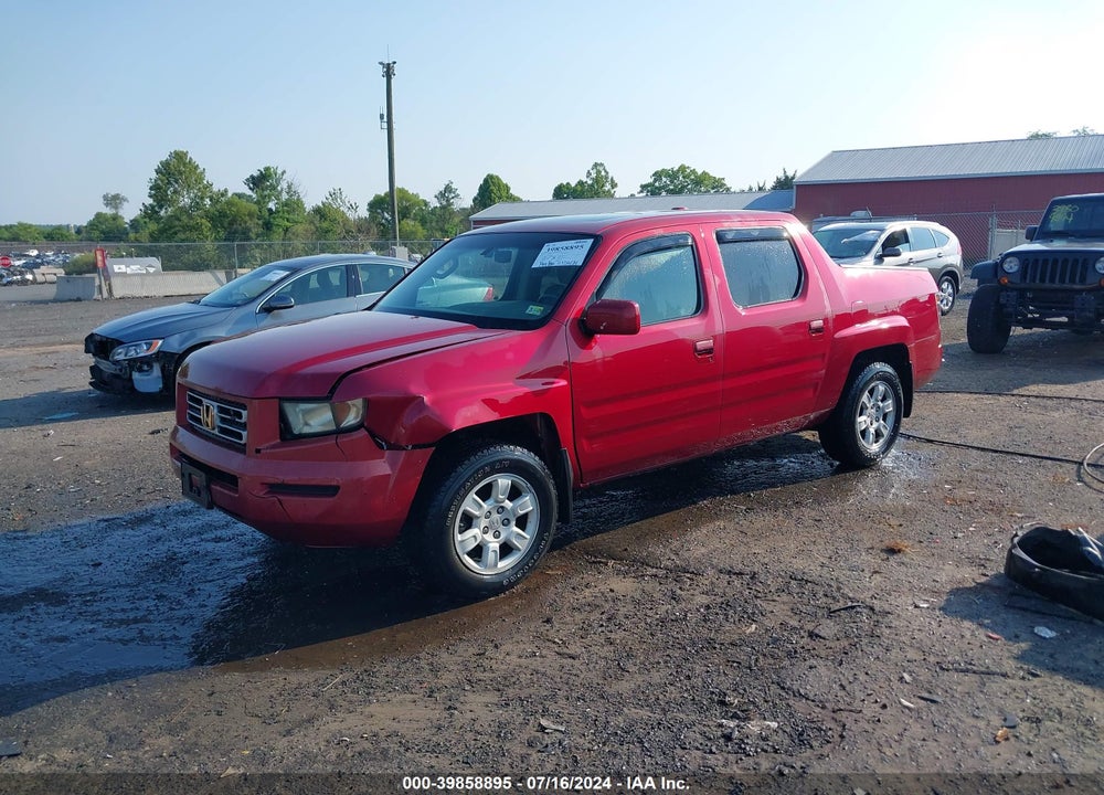 2006 HONDA RIDGELINE RTL VIN: 2HJYK16586H565795