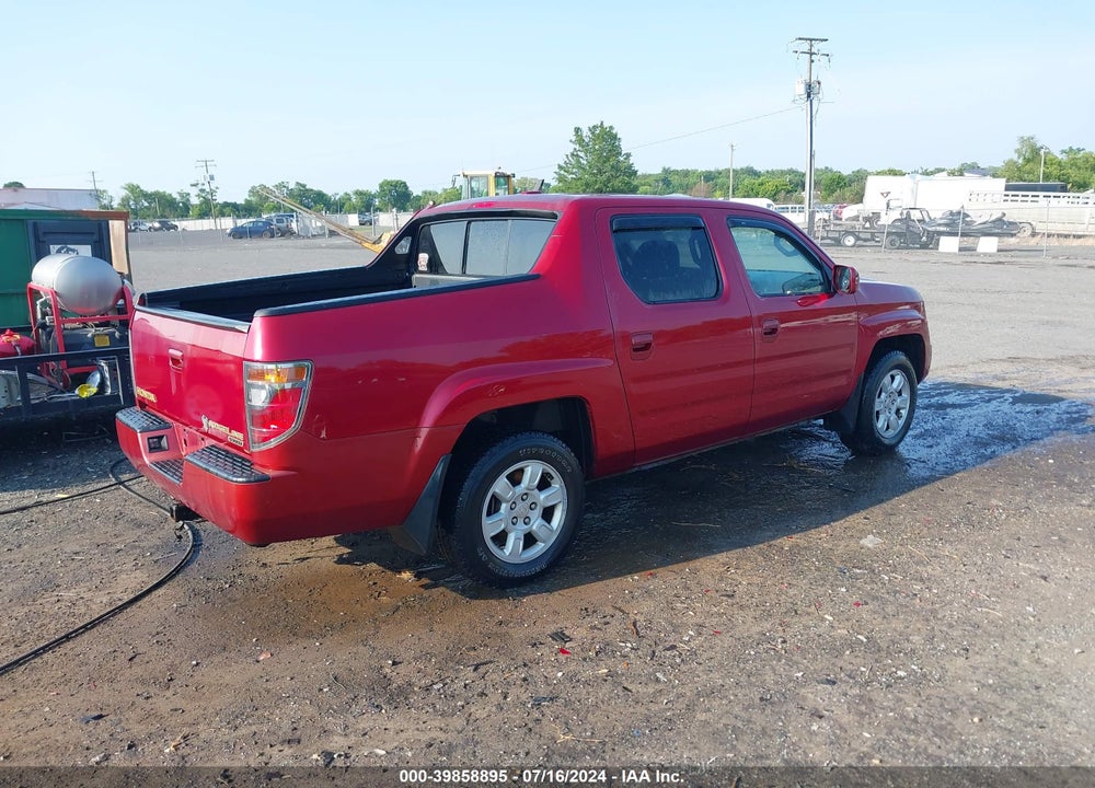 2006 HONDA RIDGELINE RTL VIN: 2HJYK16586H565795
