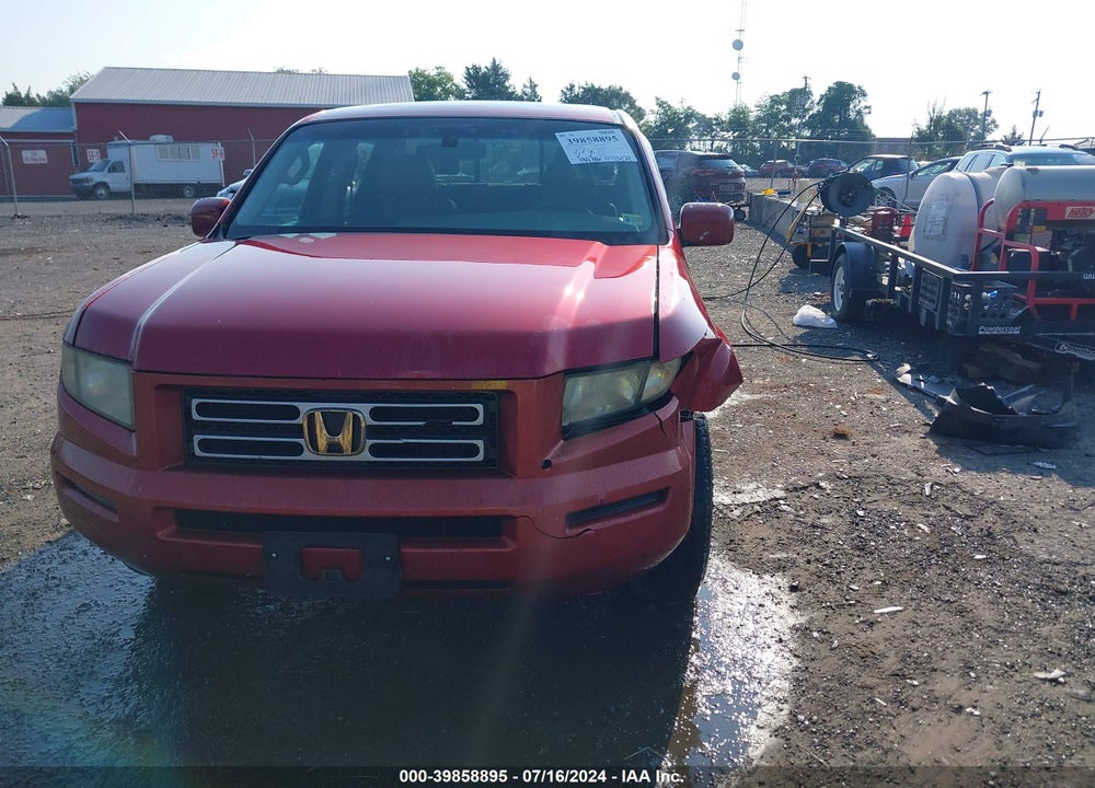 2006 HONDA RIDGELINE RTL VIN: 2HJYK16586H565795