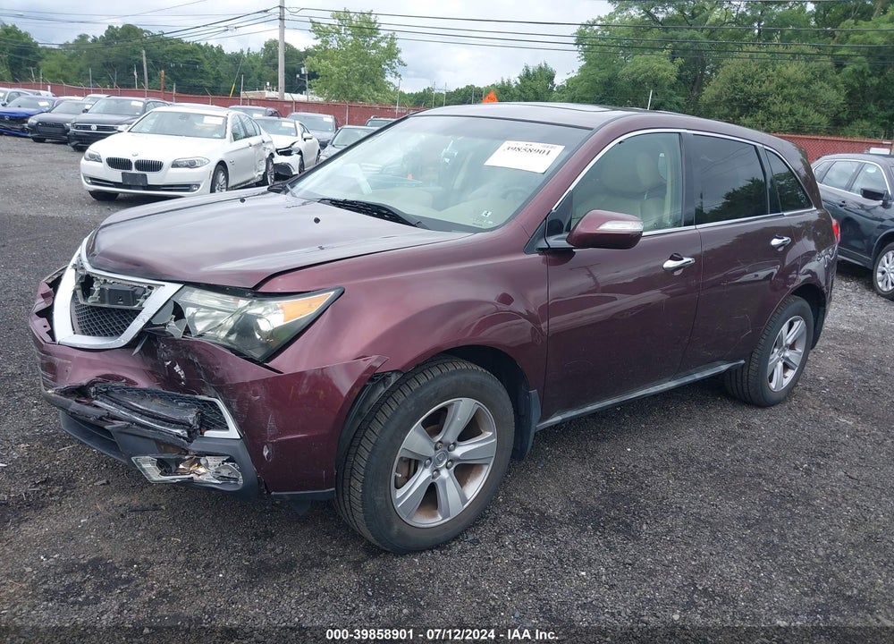 2011 ACURA MDX TECHNOLOGY PACKAGE VIN: 2HNYD2H68BH529247