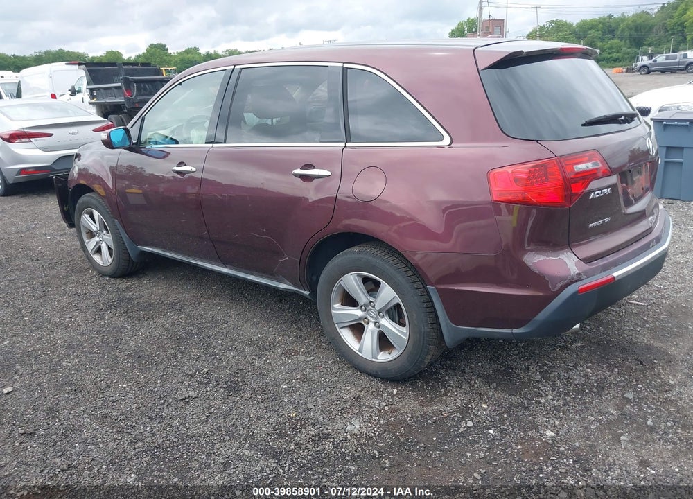 2011 ACURA MDX TECHNOLOGY PACKAGE VIN: 2HNYD2H68BH529247