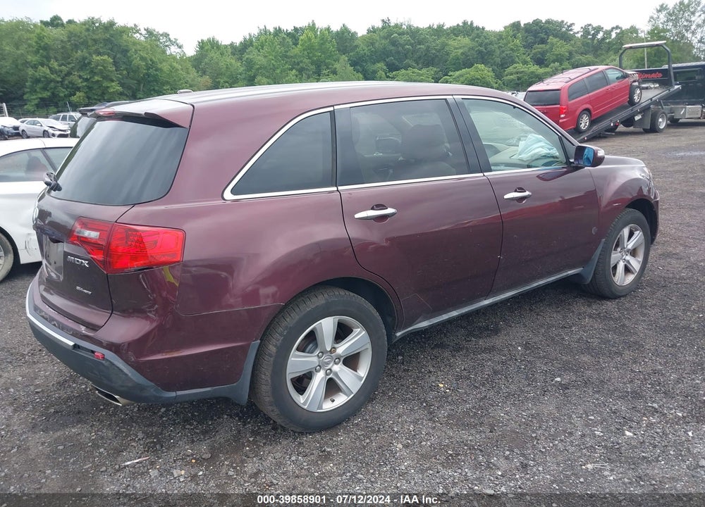 2011 ACURA MDX TECHNOLOGY PACKAGE VIN: 2HNYD2H68BH529247