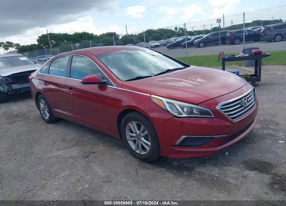 2016 HYUNDAI SONATA SE VIN: 5NPE24AF4GH384940