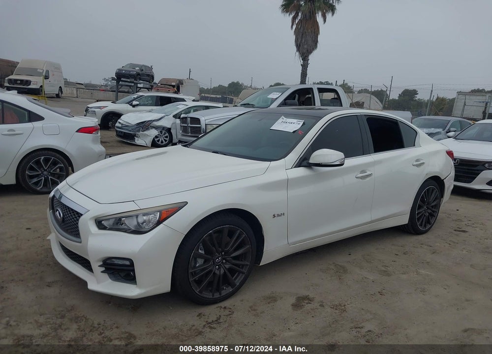 2016 INFINITI Q50 3.0T RED SPORT 400 VIN: JN1FV7AP3GM420244