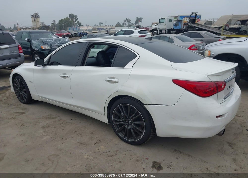 2016 INFINITI Q50 3.0T RED SPORT 400 VIN: JN1FV7AP3GM420244