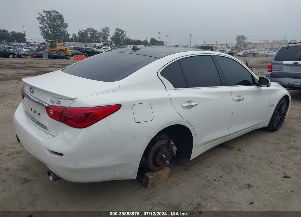 2016 INFINITI Q50 3.0T RED SPORT 400 VIN: JN1FV7AP3GM420244