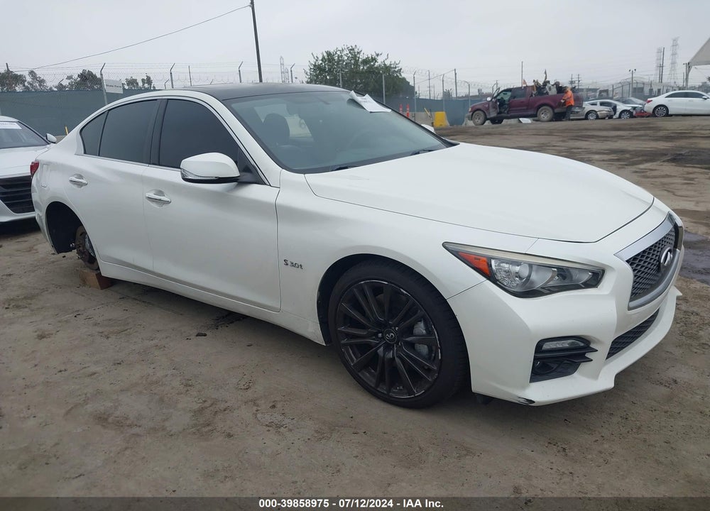 2016 INFINITI Q50 3.0T RED SPORT 400 VIN: JN1FV7AP3GM420244