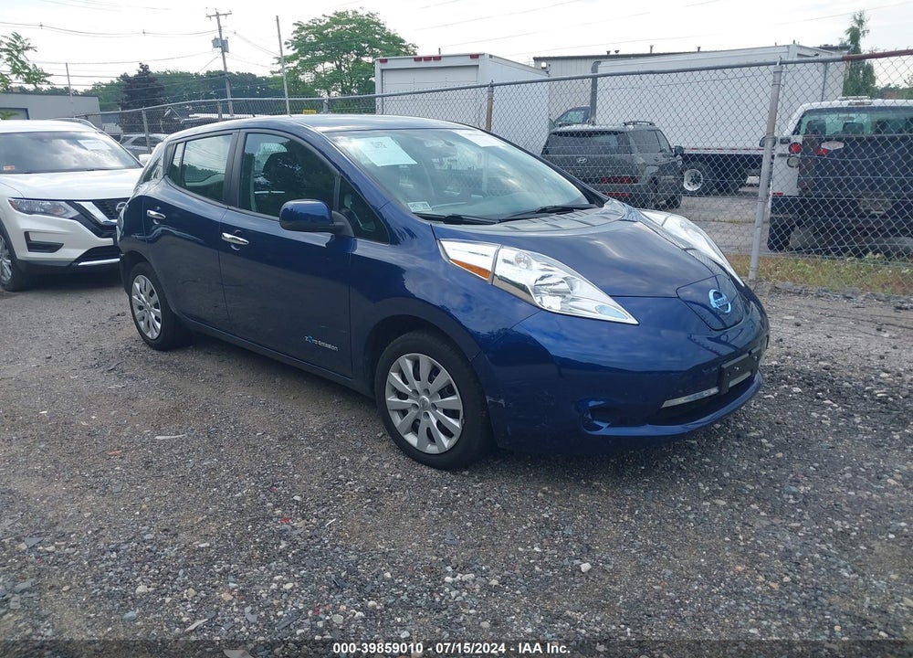 2017 NISSAN LEAF S VIN: 1N4BZ0CP2HC301795