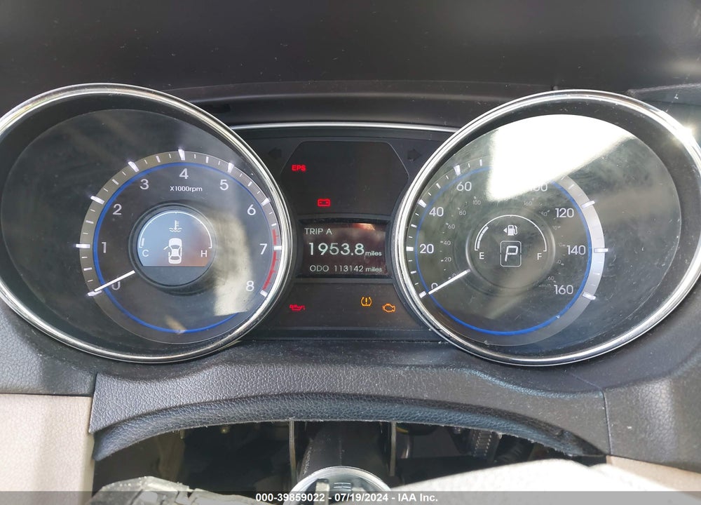 2013 HYUNDAI SONATA GLS VIN: 5NPEB4AC7DH765702