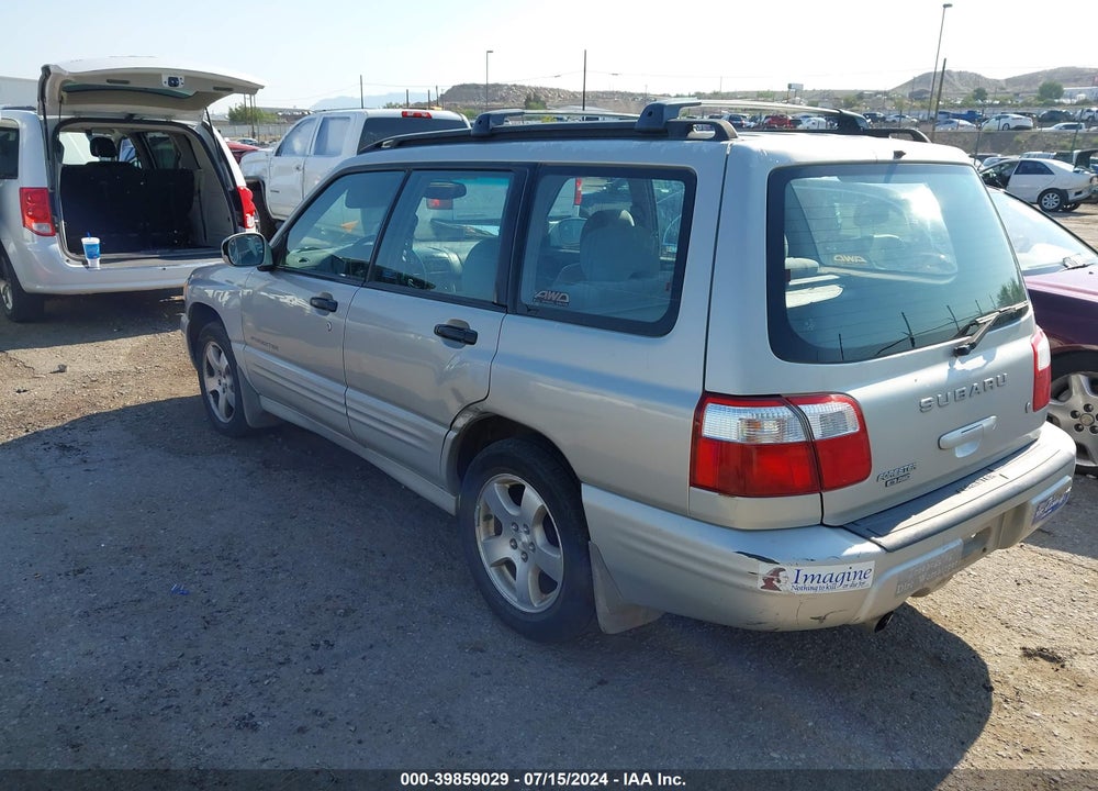 2001 SUBARU FORESTER S VIN: JF1SF65631H741324