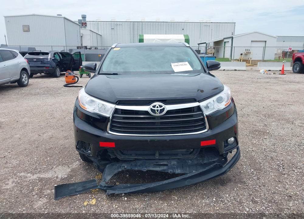 2016 TOYOTA HIGHLANDER XLE V6 VIN: 5TDJKRFH6GS336260