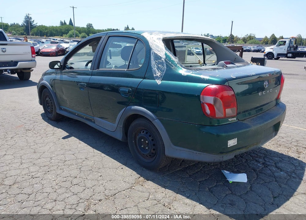 2000 TOYOTA ECHO VIN: JTDBT1233Y0039724