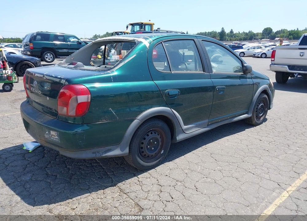 2000 TOYOTA ECHO VIN: JTDBT1233Y0039724