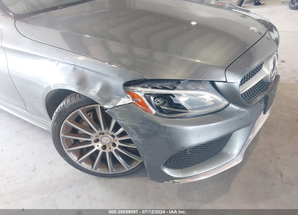 2017 MERCEDES-BENZ C 300 4MATIC VIN: WDDWJ4KB7HF403422