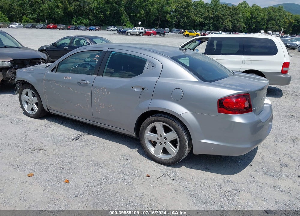 2013 DODGE AVENGER SE VIN: 1C3CDZAB3DN551834