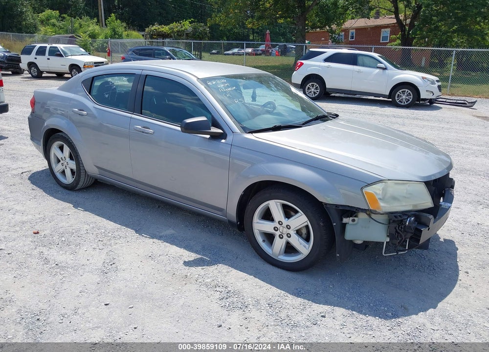 2013 DODGE AVENGER SE VIN: 1C3CDZAB3DN551834