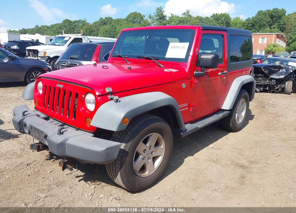 2012 JEEP WRANGLER SPORT VIN: 1C4AJWAG0CL166490