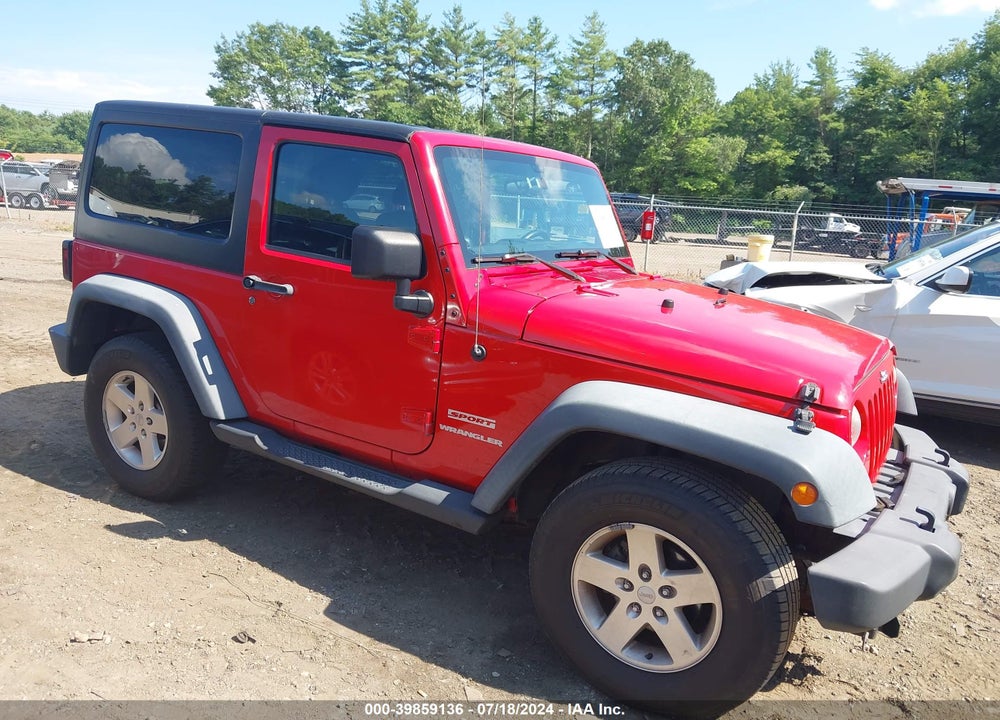 2012 JEEP WRANGLER SPORT VIN: 1C4AJWAG0CL166490