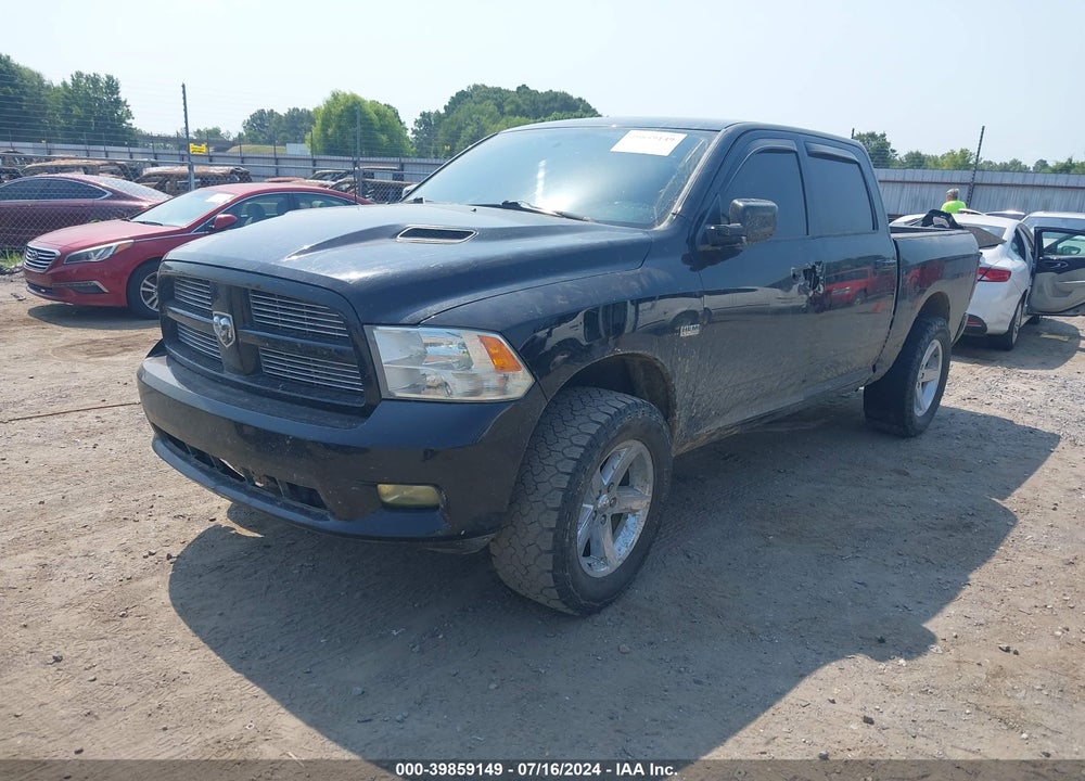 2012 RAM 1500 SPORT VIN: 1C6RD7MT0CS327538