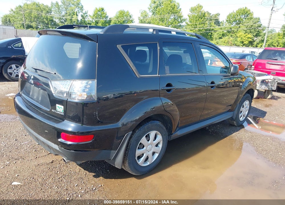 2012 MITSUBISHI OUTLANDER ES VIN: JA4AS2AW2CU001249