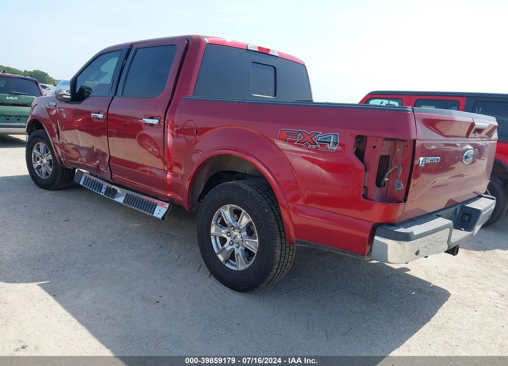 2016 FORD F-150 LARIAT VIN: 1FTEW1EP5GKE01008