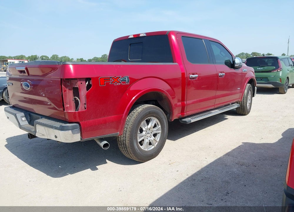 2016 FORD F-150 LARIAT VIN: 1FTEW1EP5GKE01008